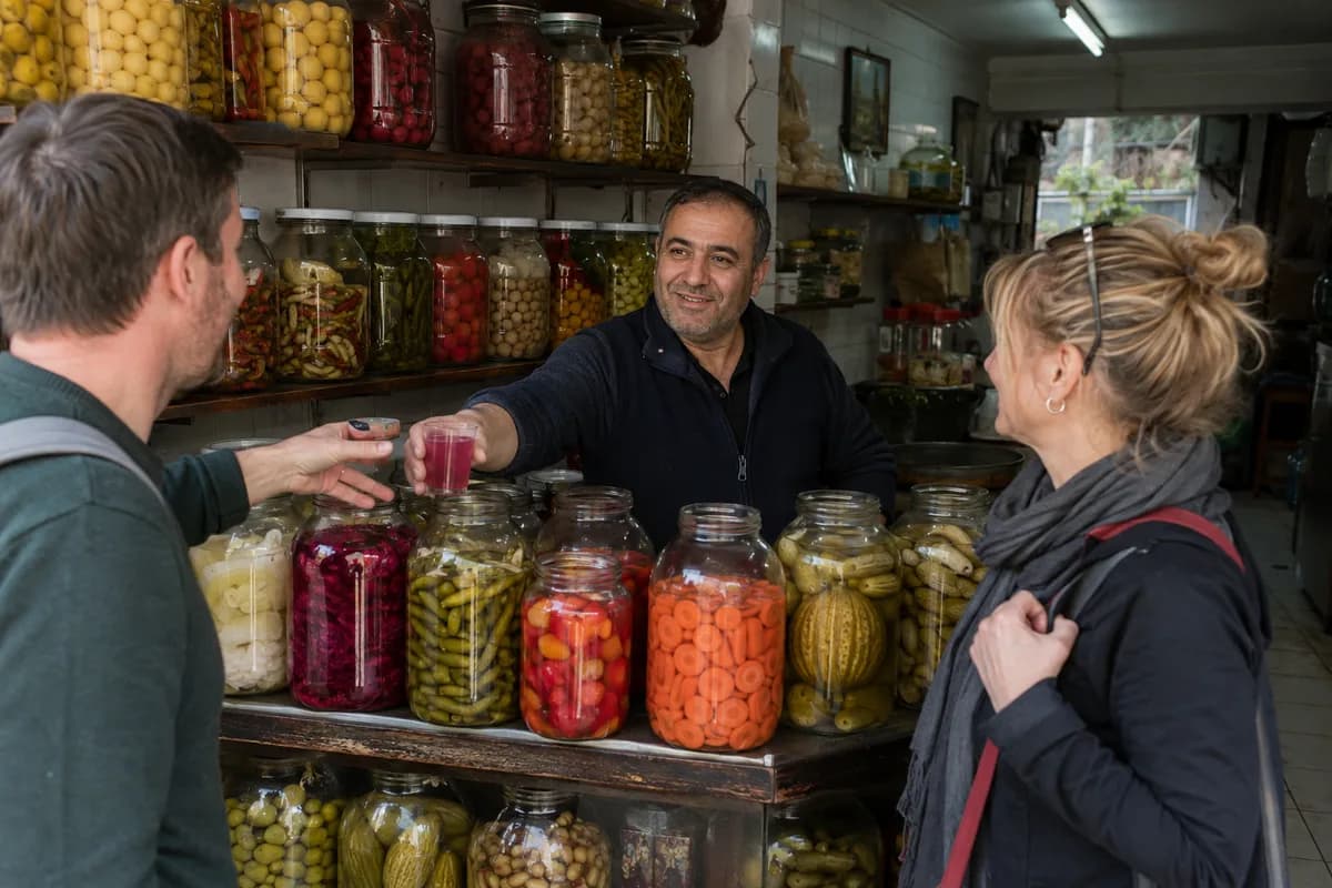 🥒 Istanbul's old pickle shops: Which products can vegans choose?