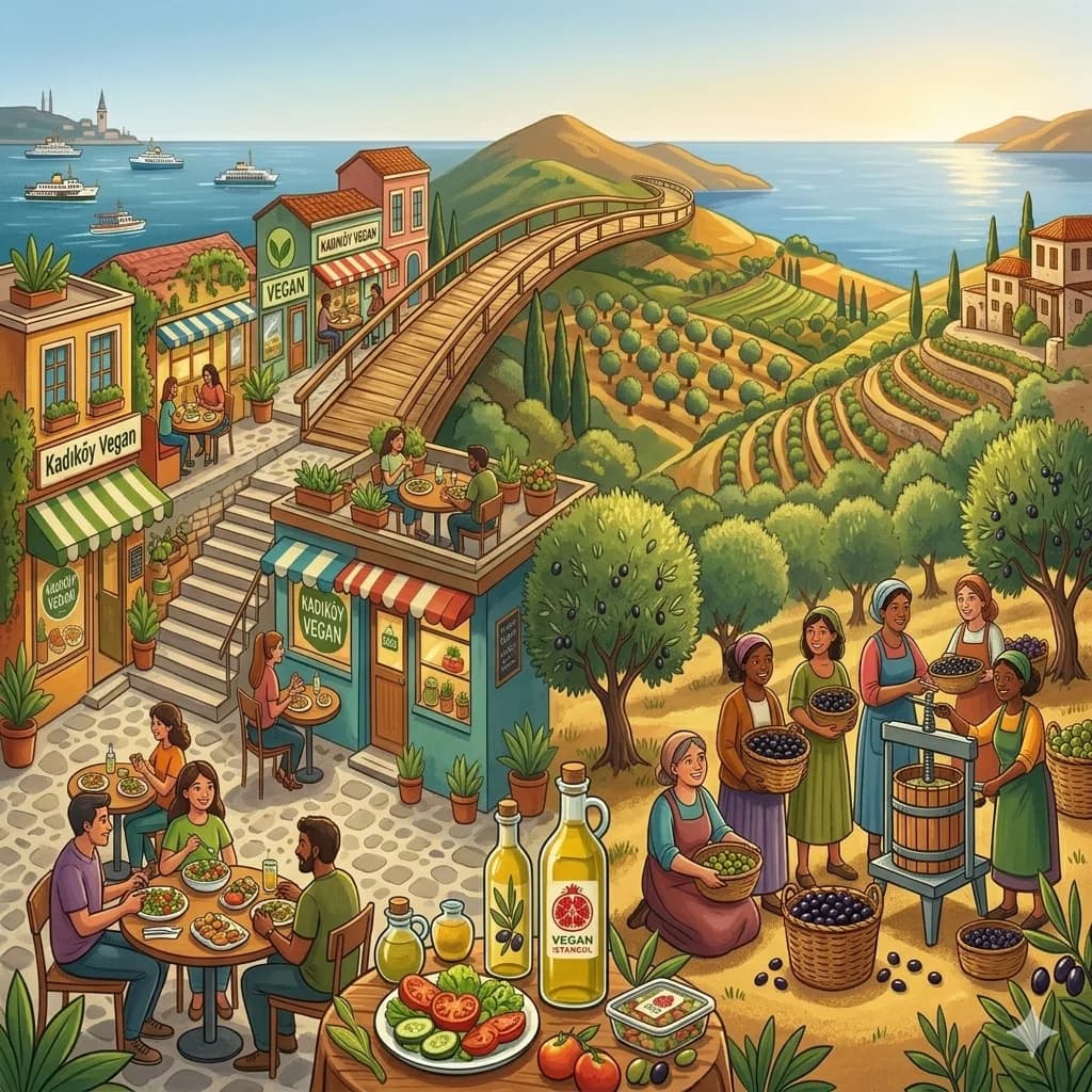 A Proud Bridge from Kadıköy to the Aegean: Vegan Cafes Meet Local Cooperatives